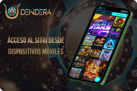 Acceso al sitio desde dispositivos móviles Dendera Casino